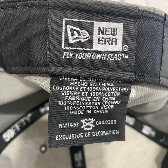 New Era Cap Hat Men’s Size 7 1/4” Color Gray Orange Texas Longhorns Fitted - Picture 7 of 12